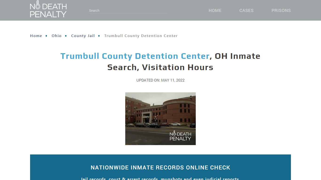 Trumbull County Detention Center, OH Inmate Search ...